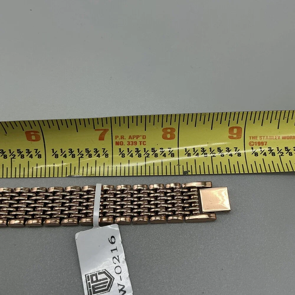 Montres Prestige Womens Watch 28mm Rose Gold Dial Gold Bracelet MPW-0216 8.5